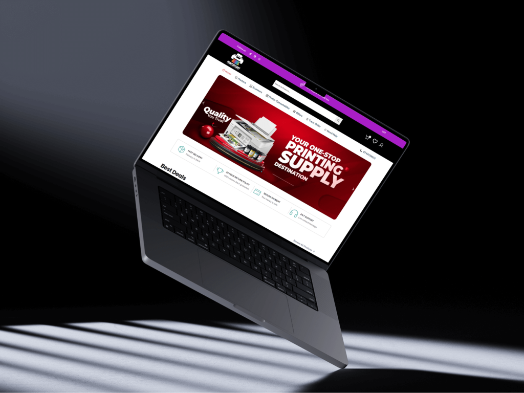 Pintercart E Com UI UX Design mockup